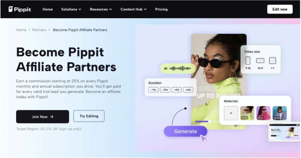Pippit Affiliate Program Review