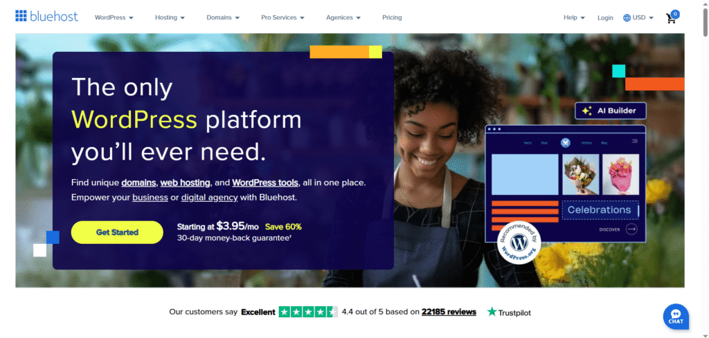 Bluehost Review 2025